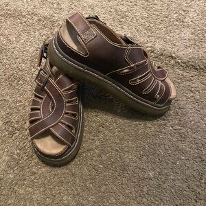 Brown Strappy Sandals